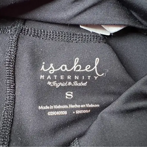 Isabel Maternity Black Crop Leggings Women's Size Small Maternity