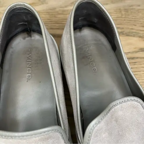 Vince  Brenden Suede Slip-On Platform Sneaker Taupe Women’s Size 10