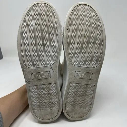 Greats Brooklyn The Royale Knit 2.0 White Grey‎ Low Top Sneakers Women’s Size 10