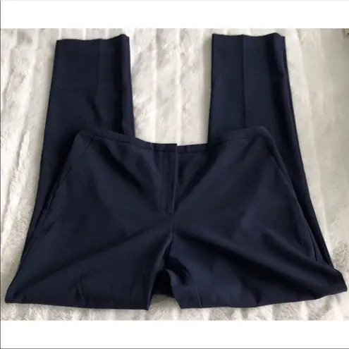 Tahari Women’s Blue Straight Leg Casual Pants 8