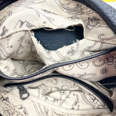 Montana West Womens Shoulder Bag Black Fringe Studded Boho Cowgirl Rodeo Western