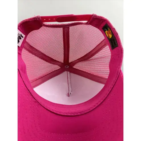 Bass Pro Shops  Hat Cap Camp Snapback Trucker Mesh Fish Outdoor Pink Ladies GUC