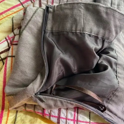 Kenar •dip-dyed embroidered full circle skirt•sz 10