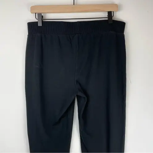 E.L.I J’envie Peruvian Pima Cotton Luxary Yarn Tapered Jogger Casual Pants Black Size L