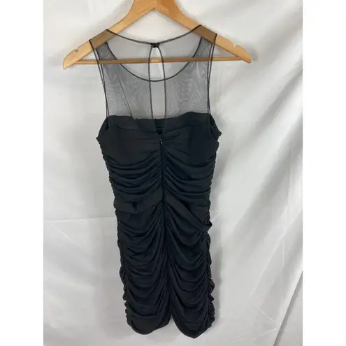 Jessica McClintock Sequin front ruched cocktail dress size 10