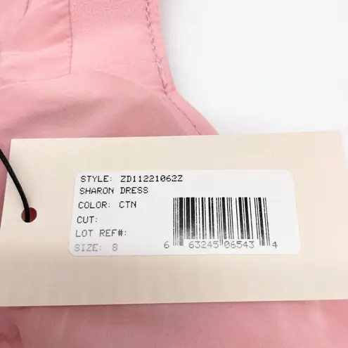 Cinq À Sept Womens Sharon Dress 8 Pink Asymmetrical Party Date Night Glam HOCO