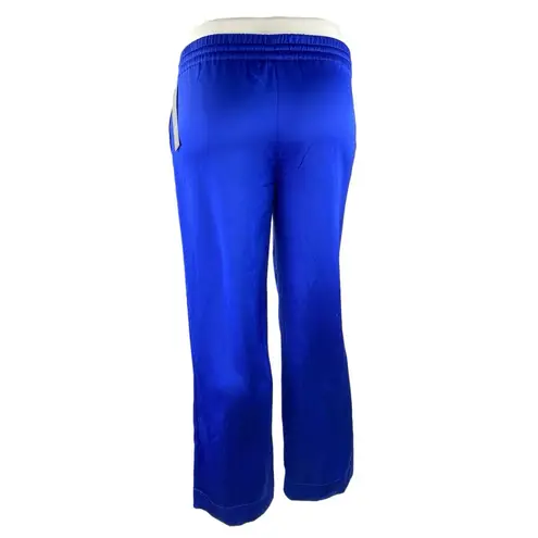 Badgley Mischka NEW Women's Blue High Rise Tassel Tie Wide Leg Trousers Pants L