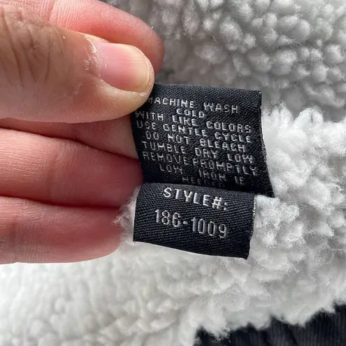 Joujou Trucker Faux Fur Crop Jacket Black Medium