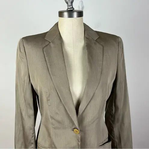 Giorgio Armani Wool Shantung Blazer