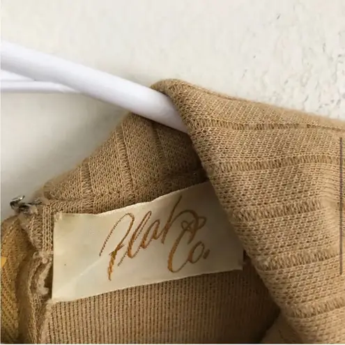 Vintage 70s Belted Sweater Dress Size M