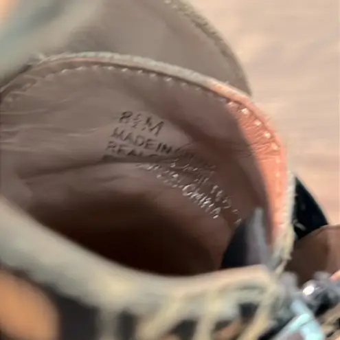 Linea Paolo Felicia III Platform Wedge Sneaker Bootie Leopard Print Zip Up 8 1/2