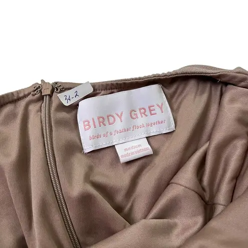 Birdy Grey Rose Mauve Party Bridesmaid Long Dress Women Size Medium | 34-2