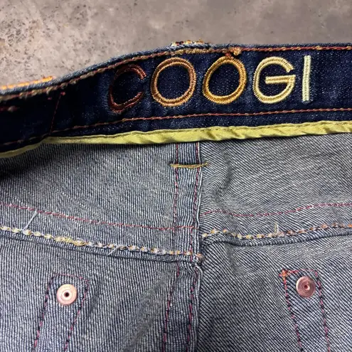 COOGI  Jeans Womens 13 Vintage Blue Denim Y2K Embroidered Bootcut Jeans