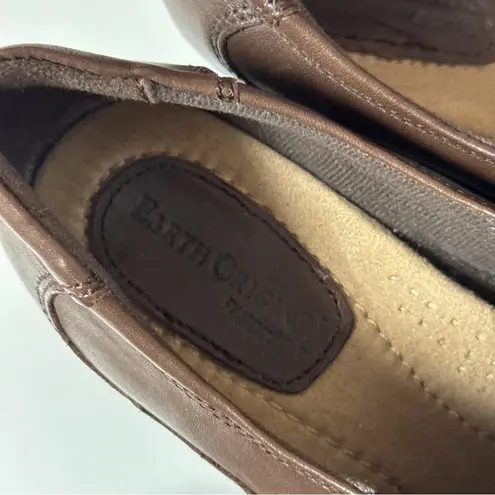 Earth Origins Roxanne Brown Leather Clogs Size 8.5M