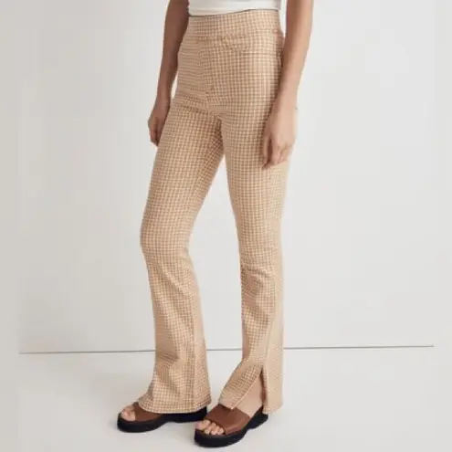 Madewell  Pull-On Skinny Flare Jeans in Mini‎ Check - Size 29