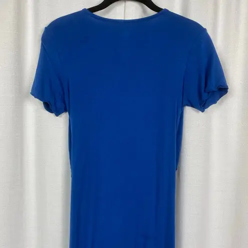 Kindred Bravely Royal Blue The Angelina Nursing Friendly Short Sleeve Dress Sz.M Size undefined