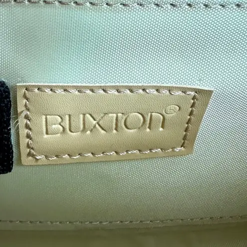 Buxton Faux Croc Clutch Purse Strap Checkbook Cover