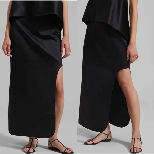 By Malene Birger Wick Side Slit Maxi Skirt Black Size US 10 Contemporary