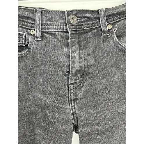 Levi's Levi 505 Straight Leg Black Jeans Sz 8