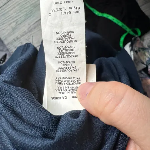 Karen Kane A-Line Floral Dress Navy Multicolor Women’s S