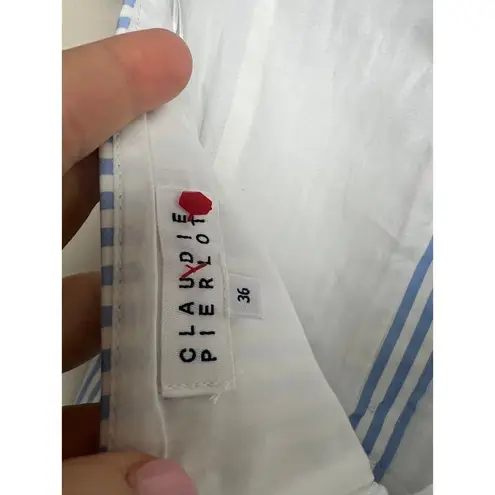 Claudie Pierlot Rina Corseted Dress Sz. 36 (US S) Blue