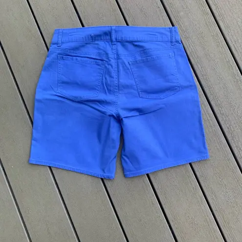 Riders By Lee Denim Shorts Bright Blue Riders Lee Bermuda Mid Rise Short Womens 12