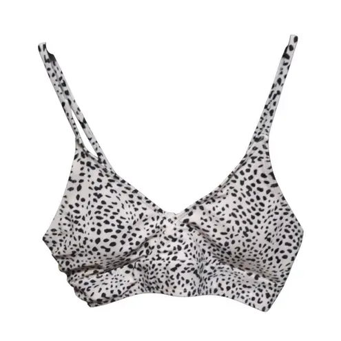 Black and White Bikini Top Small