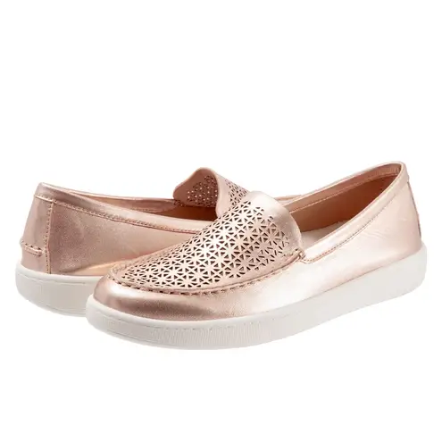 Audrey Trotters Rose Gold Slip-On Loafers