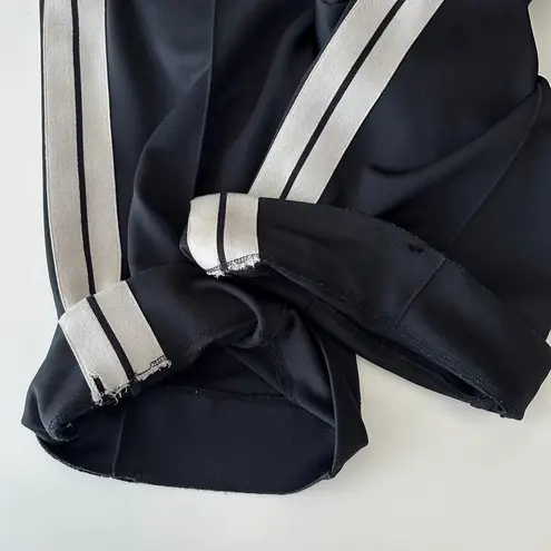 Palm Angels Track Pants Womens Large 44 Black Striped Wide Leg Street Sporty US8