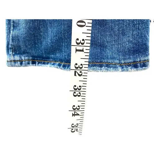 Vigoss  Women's New‎ York Slim Boot Cut Jeans Size 7 Low Rise Blue 32" Inseam