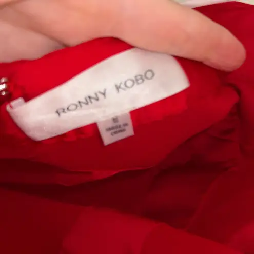RONNY KOBO RED WONDER DRESS Medium