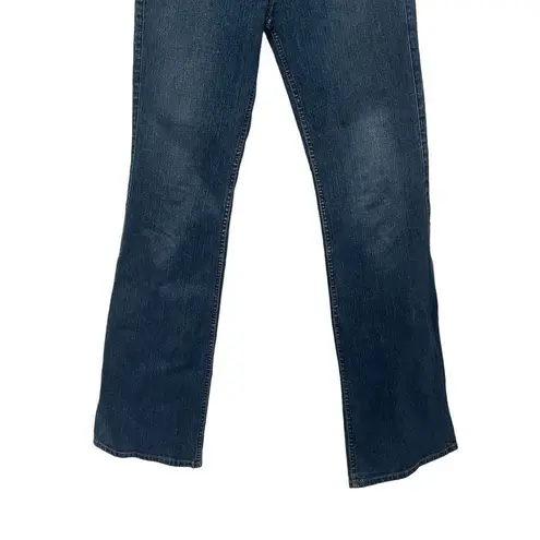 Mavi Molly Vintage 90's Flare Low Rise Button Fly Medium Wash Long Denim Jeans Size 30