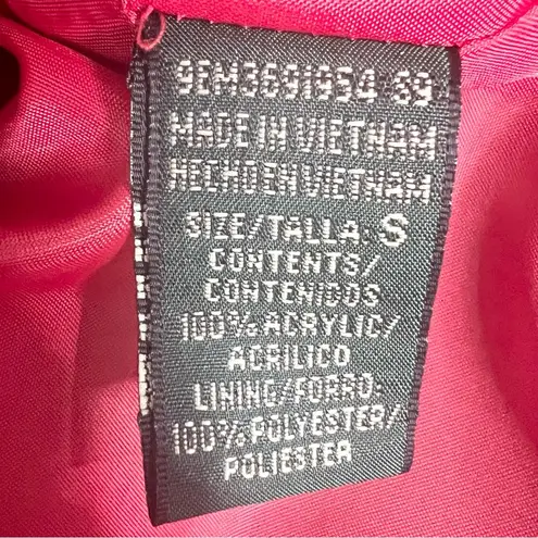 Harvé Benard Harve Benard Tan & Red Boxy Cropped Tweed Blazer Coat Jacket. Women’s Size Small