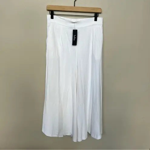 Lulus Lulu’s NWT Sail With Me White High-Waisted Wide-Leg Pants Palazzo Size Medium