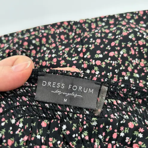 Dress Forum Babydoll Mini Dress Womens Medium Milkmaid Prairie Cottage Floral