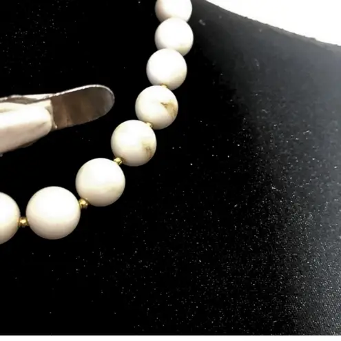 Vintage Coord Bead Necklace Gold