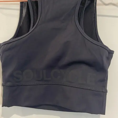 SoulCycle Women’s black  sports bra. Size small