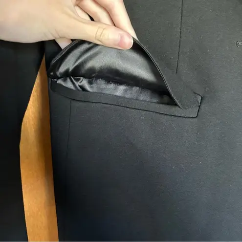 Chloe Kristyn Taylor Tailored Ponte Blazer in Black Size 8