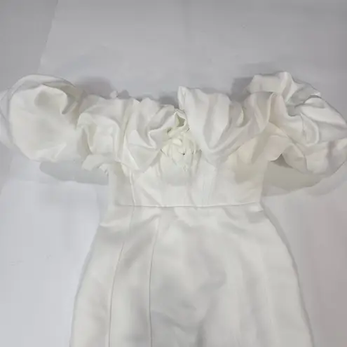 Line and Dot Samara Dress in Off White Medium