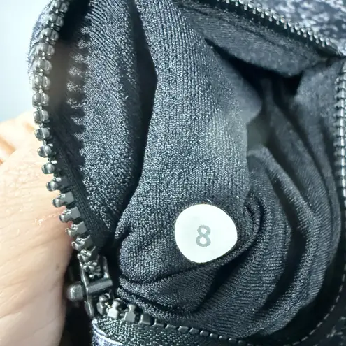 Lululemon Forme Jacket Size 8 Rocky Road Sand Dune Fitted Zip Up Blue