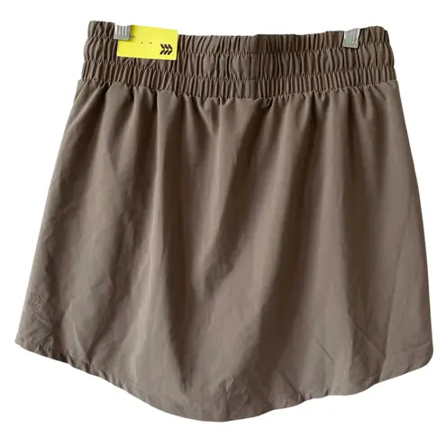All In Motion NEW Mid Rise Skort Size Small Taupe Tennis Golf Athleisure Sporty
