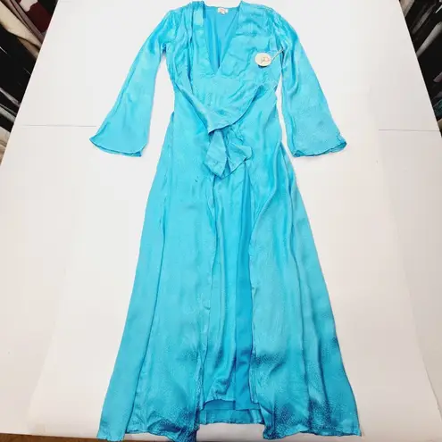 Camila Coelho Millie Maxi Dress in Bright Blue Medium