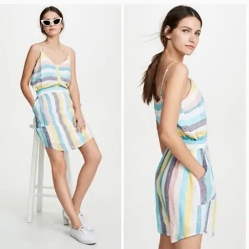 Splendid  x gray malin stripe mini dress