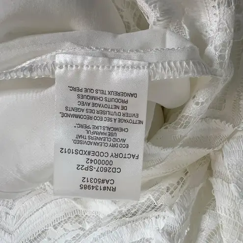 For Love & Lemons NWT  Mimi Mini White Lace Dress Size Medium