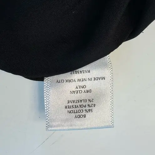 Hunter Bell Polly Blue Mock Neck A-Line Dress Size 0 Long Sleeves Above the Knee