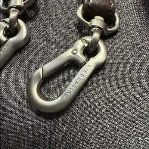 Liebeskind Berlin Pink and Brown Nylon Crossbody Bag