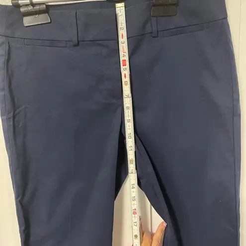 NWT Ann Taylor Navy Blue Signature Crop Pant size 6