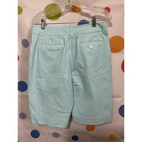 Jones New York NEW  Shorts Size 8 Aqua White