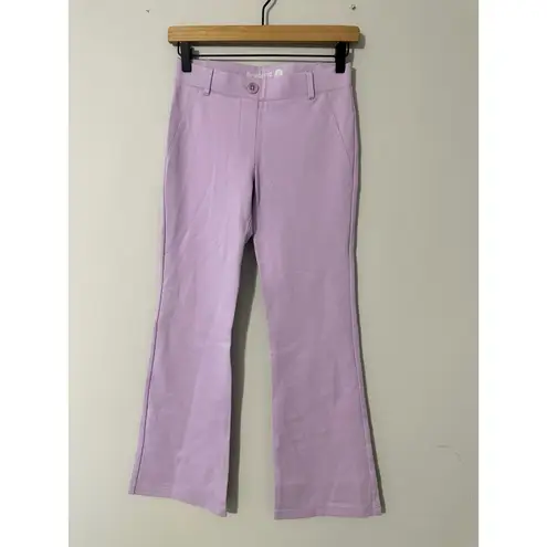 Betabrand XS Petite Purple Dress Pant Yoga Pants Bootcut Career Work