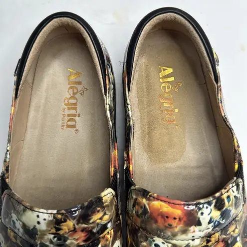 Alegria Algeria Keli Paws up Slip-Resistant Dog Print Shoe Clog S-330 Sz 10.5-11